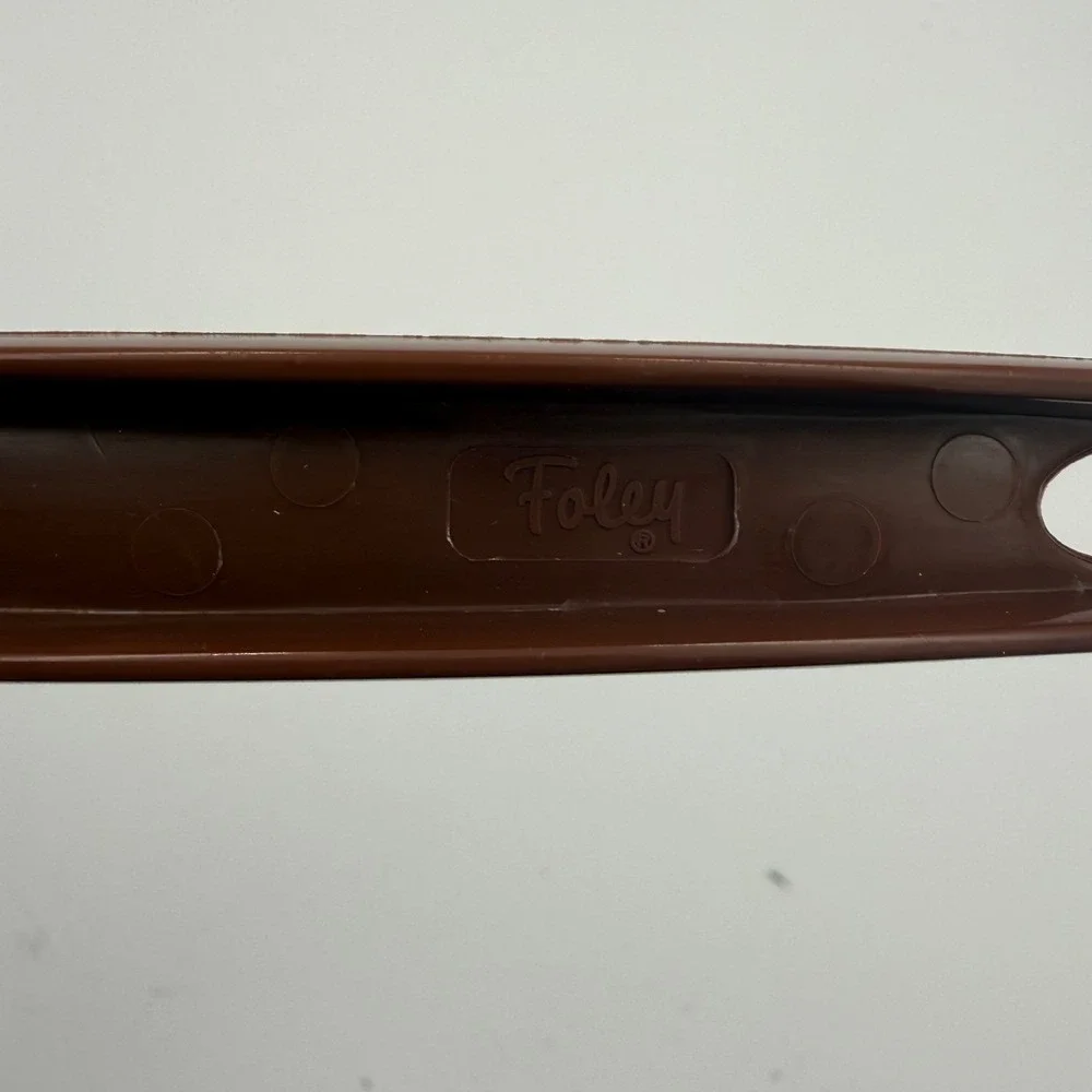 Vintage Foley Brown Nylon Slotted Spoon Kitchen Utensil 11.5 Inch